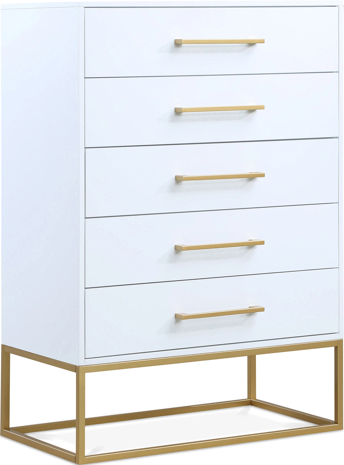 Maxine White / Gold Chest