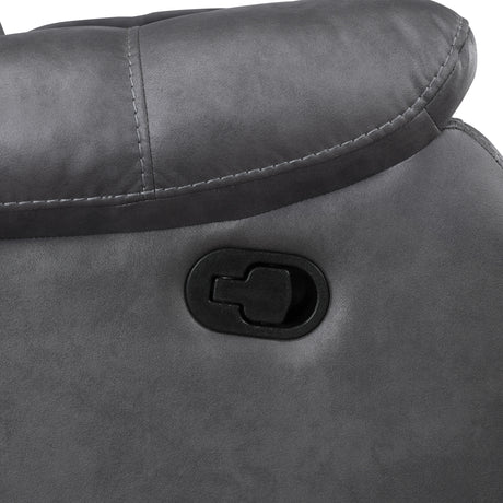 Morello Sofa W/Dual Recliner- Gray