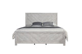 Galaxy Home Denver King Bed in Rustic Oak