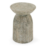 Katyal - Modern Old Grey Fiberform End Table