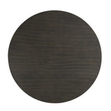 Plateau Round Table Pedestal Base Top-Rustic Espresso