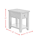 Kendyl Occasional Chairside Table w/Power
