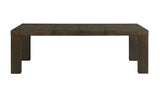 Elements International Grady Rectangular Dining Table in BrownC
