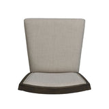 Elements International Grady Side Chair (Set of 2) in Brown