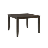 Elements International Mango Counter Height Dining Table in Dark Brown image