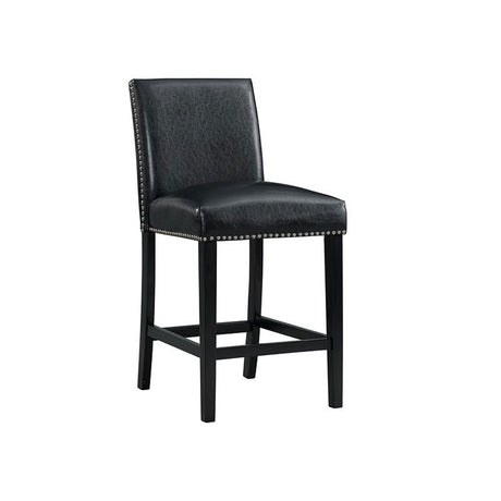 Elements International Meridian Counter Height Chair (Set of 2) in Black image