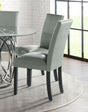 Elements International Merlin Meridian Side Chair (Set of 2) in Grey image