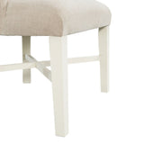 Elements International Park Creek Parson Side Chair (Set of 2) in Two-Tone