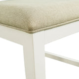 Elements International Park Creek Slat Back Side Chair (Set of 2) in Two-Tone