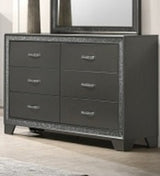 Crown Mark Furniture Kaia Dresser in Dark Gray image
