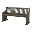 Elements International Stone Dining Bench in Dark Ash image