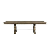 Elements International Stone Dining Table in Grey image