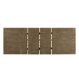 Elements International Stone Dining Table in Grey