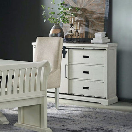 Elements International Stone Server in White image