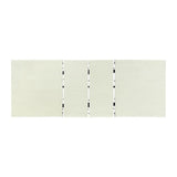 Elements International Stone Counter Height Dining Table in WhiteC