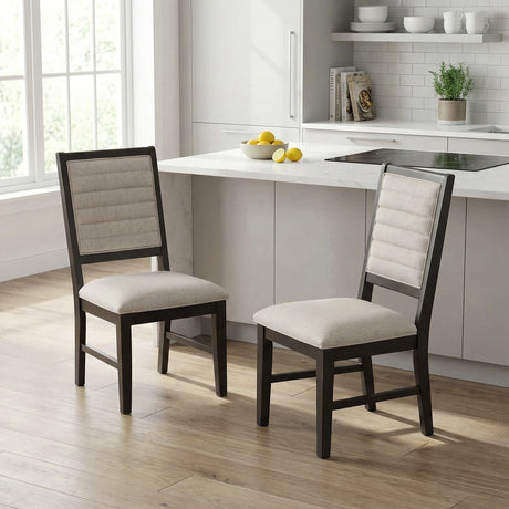 Plateau Side Chair (2 Per Carton)-Rustic Espresso