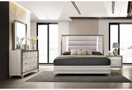 Zambrano White Bed Group