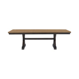 Montrose Dining Table with 20"" Leaf in Espresso and Brown