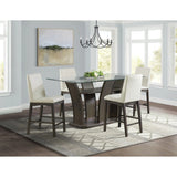 Dapper Rectangular Counter Dining 5PC Set-Table and Four Chairs