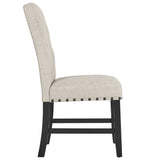 Daphne 5 Pc Natural 60" Dining Set W/Natural Chairs
