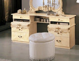 ESF Furniture Barocco Vanity Dresser in Ivory