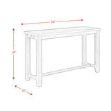 Stone Occasional Bar Table Single Pack (Table + Three Stools)