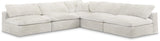 Cozy Cream Velvet Cloud Modular Sectional