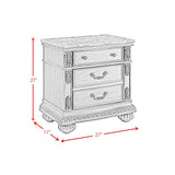 Cadenza Nightstand with USB-C in Brown