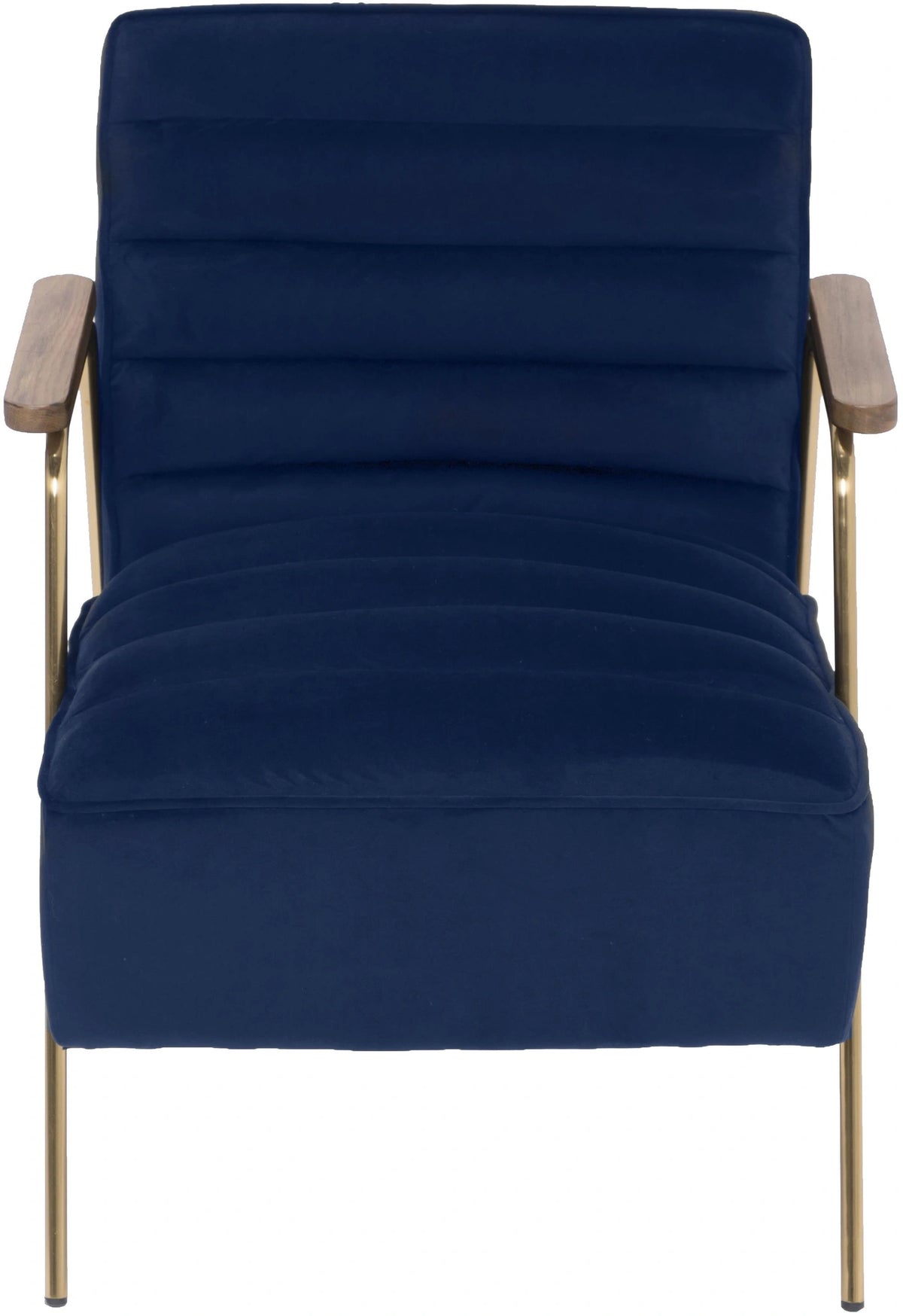 Woodford Navy Velvet Accent Chair