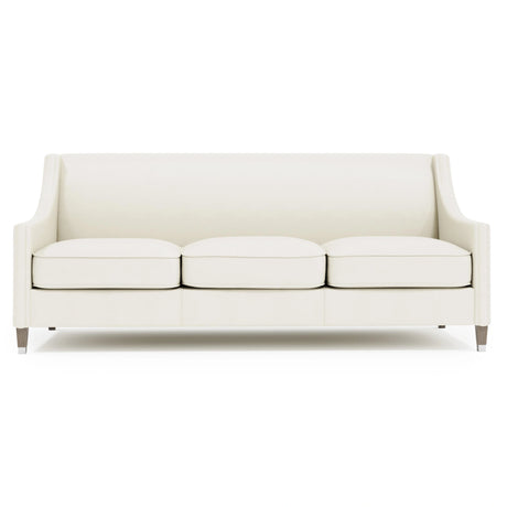 Palisades Leather Sofa Without Pillows & Nails