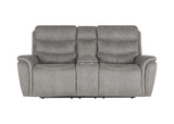 Kamari Console Loveseat W/Pwr Hr & Fr-Gray