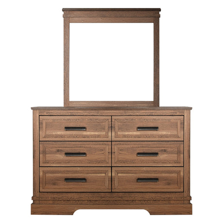 Coventry Hall Mirror-Pecan