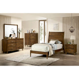 Malibu 4-Drawer Chest in Walnut