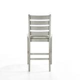 Pascal Ladderback Counter Chair (2 Per Carton)-Driftwood