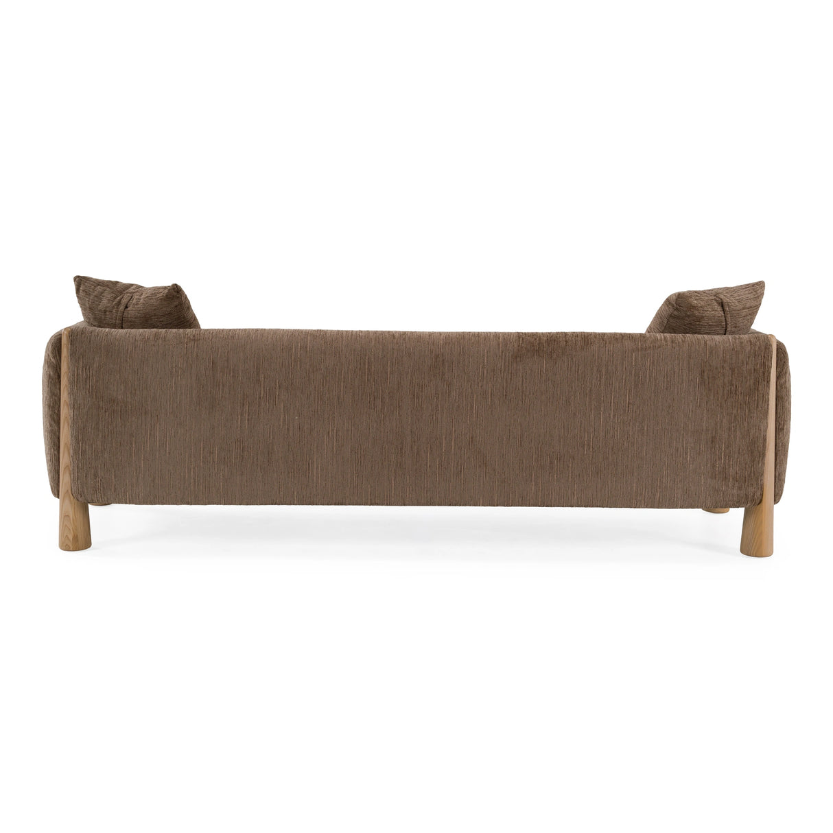 Voight - Contemporary Brown Fabric Sofa