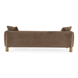 Voight - Contemporary Brown Fabric Sofa