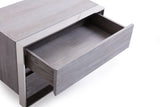 Arlene Modern Grey Elm & Stainless Steel Bedroom Set