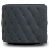Palazzo Leather Swivel Chair Without Nails