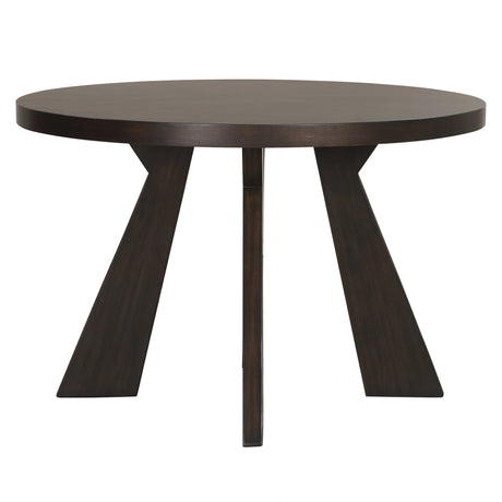 Chestnut Ridge 47" Round Table-Brown