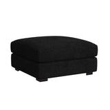 Arizona 7PC Sectional Set with RHF Chaise in Steno Black