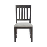 Montrose Dining Side Chair with Light Grey Fabric in Espresso (2 Per Carton)