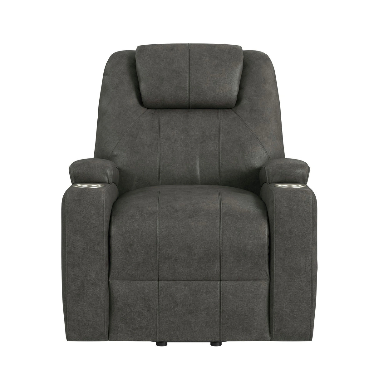 Kenmore P1 Lift Chair with Heat Massage in Simba DK Grey