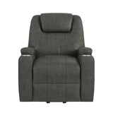 Kenmore P1 Lift Chair with Heat Massage in Simba DK Grey