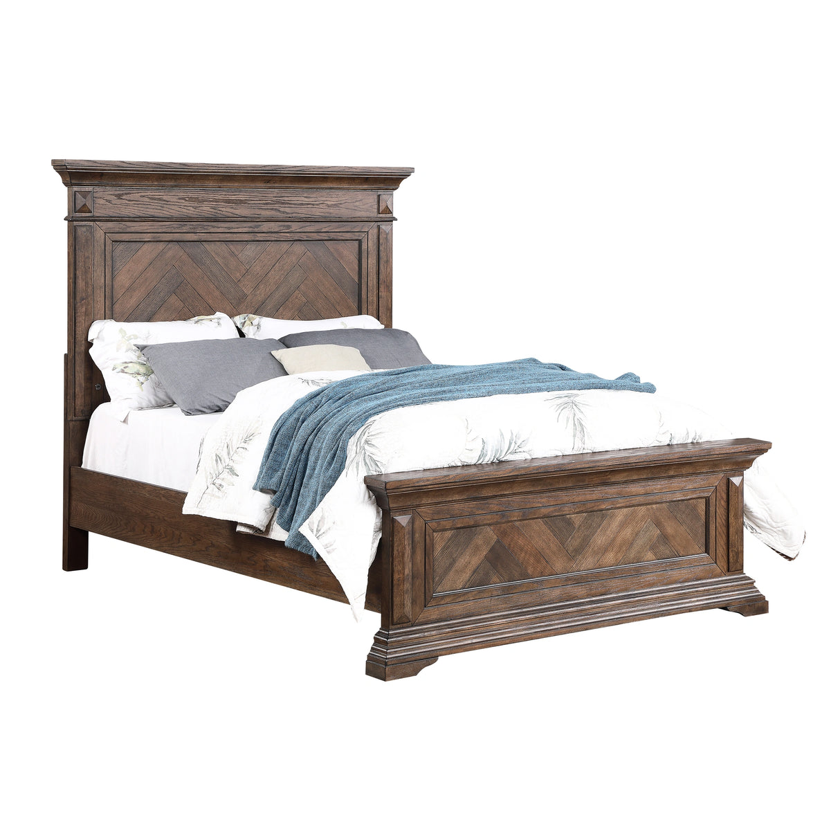 MAR VISTA California King WK SIDE RAILS-WALNUT