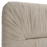 Florence - Modern Beige Velvet + Gold Bed