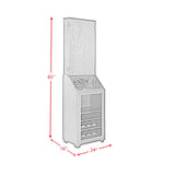 Hurricanes Dartboard Cabinet with Speaker and LED in Black (3A Packing)