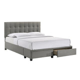 Hacienda Queen Storage Bed W/Tacoma Grey CM 003 (3A Packing)