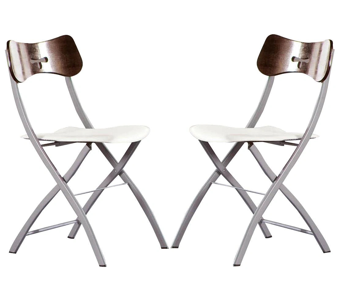ESF Furniture 3147 Chair in Wenge White (Set of 4)
