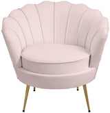 Gardenia Pink Velvet Chair