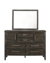 ANDOVER 60" DRESSER W/DOORS-NUTMEG